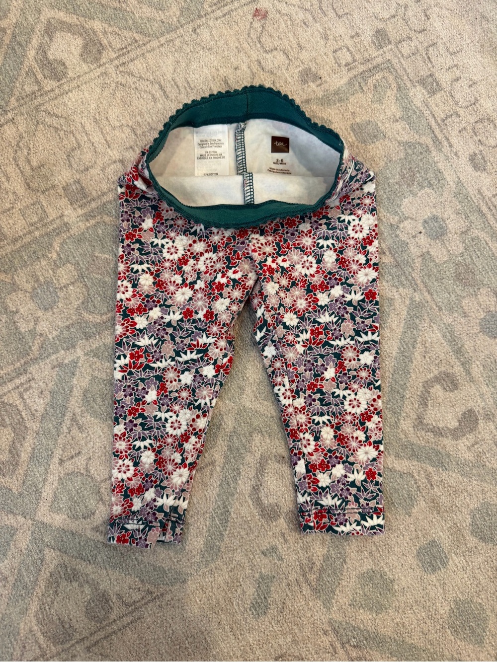 Tea leggings 3-6mo